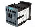 Contactor: 3-pole; NO x3; Auxiliary contacts: NO; 230VAC; 9A; 3RT20 SIEMENS 3RT2016-1AP01