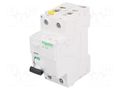 RCD breaker; Inom: 25A; Ires: 10mA; Poles: 2; 400VAC; IP20; 1÷25mm2 SCHNEIDER ELECTRIC A9Z20225