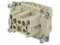 Connector: HDC; contact insert; female; 16A; 90V; Han® Ex; PIN: 6 HARTING 09360062701