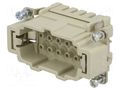 Connector: HDC; contact insert; male; 16A; 90V; Han® Ex; PIN: 10 HARTING 09360102602