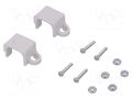 Bracket; white; for micromotors in size 10 x 12 x 24 mm; 2pcs. POLOLU POLOLU-1086