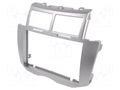 Radio frame; Toyota; 2 DIN; silver PER.PIC. RAM-40.413.2