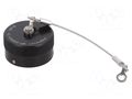 Protection cover; PIN: 13; internal bayonet,bayonet; sockets AMPHENOL MP-25043-13S