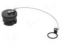 Protection cover; PIN: 13; external bayonet,bayonet; plugs AMPHENOL MP-25042-13L