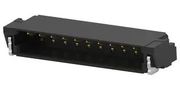 CONN, R/A HDR, 10POS, 1ROW, 0.8MM, SMT 1-2483190-0
