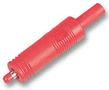 ADAPTOR, 4MM PLUG-4MM SKT, RED 24.116-22