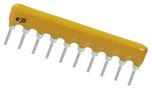 RESISTOR, BUS RES N/W, 9, 10KOHM, 2%, SIP 4610X-AP1-103LF
