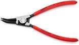KNIPEX 46 31 A22 Circlip Pliers for external circlips on shafts 45° angled plastic coated black atramentized 185 mm 46 31 A22 4003773067016