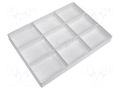 Insert; Kit: insert with 9 compartments LICEFA TE9S