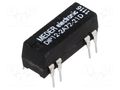 Relay: reed switch; DPST-NO; Ucoil: 12VDC; 1A; max.200VDC; 290mW MEDER DIP12-2A72-21D