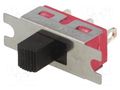 Switch: slide; Pos: 2; SPDT; 2A/250VAC; ON-ON; screw type; UL94V-0 IC SWITCHES IC1105S1M1QE2
