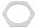 Nut; M50; polyamide; Thk: 8mm; Spanner: 60mm; grey; Thread: metric HUMMEL HUMMEL-1262500050