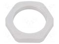 Nut; M25; polyamide; Thk: 6.5mm; Spanner: 32mm; grey; Thread: metric HUMMEL HUMMEL-1262250050