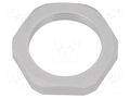 Nut; PG21; polyamide; Thk: 7mm; Spanner: 36mm; grey; Thread: PG HUMMEL HUMMEL-1262210011