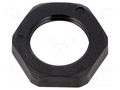 Nut; M16; polyamide; Thk: 5mm; Spanner: 17mm; black; Thread: metric HUMMEL HUMMEL-1262160150