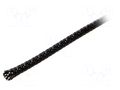 Braid; ØBraid : 4÷11mm; polyester; black; L: 100m; reel; -50÷150°C HELUKABEL HELU-98139