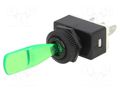 Switch: toggle; Pos: 2; SPST; ON-OFF; 6A/12VDC; -25÷70°C; 12V DONAU ELEKTRONIK TS-20/GE