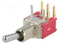 Switch: toggle; Pos: 2; SPDT; ON-ON; 0.4A/28VDC; -30÷85°C; 20mΩ SALECOM ELECTRONICS SKS06LP
