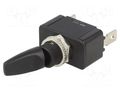 Switch: toggle; Pos: 3; SP3T; ON-OFF-ON; 6A/250VAC; R13-416; 50mΩ SCI R13416D201BB