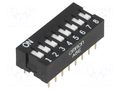 Switch: DIP-SWITCH; Poles number: 8; ON-OFF; 0.025A/24VDC; Pos: 2 OMRON Electronic Components A6E-8101