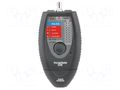Tester: LAN wiring; LEDs; 95x30x165mm GOLDTOOL TESTER-TCT2210