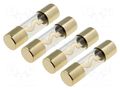 Fuse: fuse; 40A; glass; gold-plated; Conductor: gold ACV AGU-40G