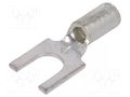 Tip: fork; M4; crimped; for cable; non-insulated; copper; 4.32mm KEYSTONE KEYS8222