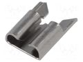 Terminal: flat; 6.4mm; 0.8mm; female; THT; brass; tinned; straight KEYSTONE KEYS3528