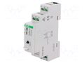 Relay; for DIN rail mounting; 85÷265VAC; 85÷265VDC; 230VAC; NO F&F FW-R1D