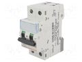 Circuit breaker; 400VAC; Inom: 16A; Poles: 2; Charact: C; 6kA; IP20 LEGRAND 403528