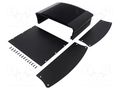 Heatsink: with case; black; aluminium; anodized; Y: 50mm; X: 215mm FISCHER ELEKTRONIK EMB/215/150/SA