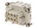 Connector: HDC; contact insert; female; GWconnect; PIN: 6; 16A; 500V MOLEX MX-93601-0204