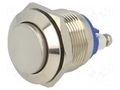 Switch: vandal resistant; Pos: 2; SPST-NO; 0.5A/220VAC; 2A/36VDC ONPOW V19-10H-N