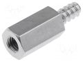 Screwed spacer sleeve; 10mm; Int.thread: M3; Ext.thread: ST2,9 DREMEC TFM-ST2.9X10/M3