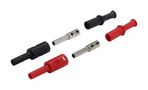 BANANA JACK SET, 4MM, 36A/1KV, BLACK/RED CT3207