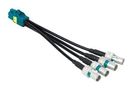 CABLE, MINI FAKRA TYP A JACK-4X PLUG 095-820-243-006