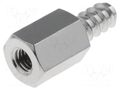 Screwed spacer sleeve; 8mm; Int.thread: M3; Ext.thread: ST3,5 DREMEC TFM-ST3.5X8/M3