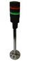 LED SIGNALIGHT TOWER, GRN/RED, 24V LD6A-2PQB-RG