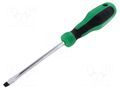 Screwdriver; slot; SL 5; 100mm GOLDTOOL TG-04A