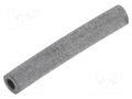 Insulating tubing; chloroprene; black; L: 20mm; Helsyn; Øint: 2.5mm HELLERMANNTYTON H25X25BK-CR-BK