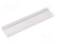 Profiles for LED modules; white; L: 1m; WIDE24; aluminium; surface TOPMET TOP-WIDE24/WH-1M