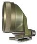 RIGHT ANGLE CONNECTOR BACKSHELL W/ CABLE CLAMP M85049/9-9W