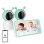 Boifun 6T electronic rotating nanny 2 cameras + monitor, Boifun Baby 6T 2 Cameras +