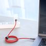 Baseus CATKLF-GG1 USB-C - USB-C PD QC cable 60W 3A 480Mb/s 1m - black and gray, Baseus 6953156285200