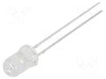 LED; white cold; 5mm; 5800÷7000(typ)-8400mcd; 30°; Front: convex OPTOSUPPLY OSW5DL5A31A-QR
