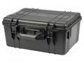 Case; tool case; black; ABS; 420x300x190mm; IP67 NEWBRAND NB-45-7-B