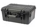 Case; tool case; black; ABS; 420x300x190mm; IP67 NEWBRAND NB-45-7-B
