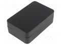 Container: box; ESD; black; 80x50x27mm SOLDER PEAK ICBOX6
