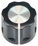 KNOB, ROUND SHAFT, ABS, 6.35MM ACCKIR1612NLP14