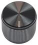 KNOB, ROUND SHAFT, ALUMINIUM, 6.35MM ACCKMR1916NLT14